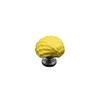 FAVOMOTO 4pcs Creative Ceramic Drawer Knobs Shell Design Yellow Pull Handles for Cabinets Wardrobes and Furniture Unique Style and Construction view 2