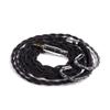 4 Core 2PIN Earphone Cable-KBEAR [Smooth] Upgrade Cable, 5N UPOCC Singel Crystal Copper Cable, IEM Detachable Cable with2.5mm Plug, Suit for AS06 AS10 ZS10 I3Pro Starsea Aurora (2PIN, 2.5Black) view 1