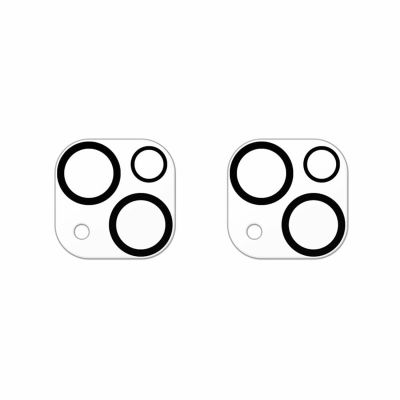 YSJJZRL 2 Pack Camera Lens Protector Compatible with iPhone 13 Mini [Scratch-Resistant Tempered Glass][HD] [Easy Installation]