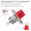 Duogalia 1 Pack FC to LC Female to Female Fiber Adapter Connectors Hybrid Simplex Multimode Singlemode Optical Adapter/Coupler view 4