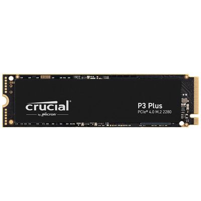 Crucial P3 Plus PCIe Gen4 NVMe 4TB SSD, Up to 4,800MB/s Read, Laptop & Desktop (PC) Compatible, Solid State Drive  CT4000P3SSD8