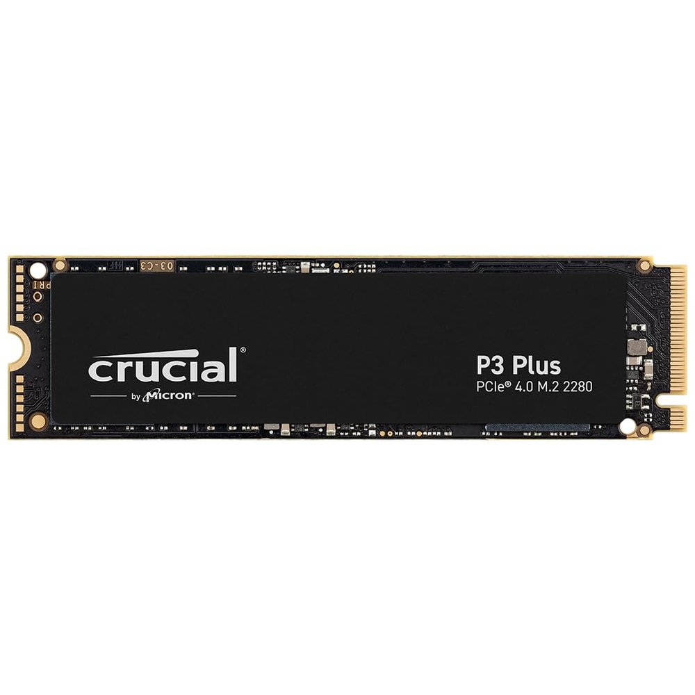 Crucial P3 Plus PCIe Gen4 NVMe 4TB SSD, Up to 4,800MB/s Read, Laptop & Desktop (PC) Compatible, Solid State Drive  CT4000P3SSD8