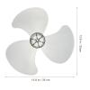 LIFKOME Fan Accessory 16inch Plastic Fan Blade Replacement 3 Leaves Fan Blades Cooling Fan Blades Standing Fan Blades for Household Standing Fan Table Fanner General Accessories Universal Fan Blades view 2