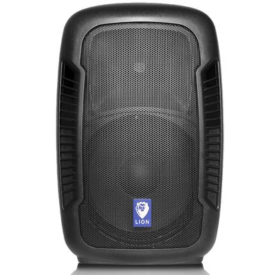 Technical Pro 1500 Watts 10'' Two Way ABS Molded Active Bluetooth Loudspeaker with Built-in Amplifier, LCD Display, USB/SD Card Inputs, Remote Control, Carry Handles for Home and Party