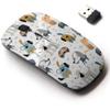 2.4G Wireless Mouse with Cute Pattern Design for All Laptops and Desktops with Nano Receiver - Childish Funny Creative view 1