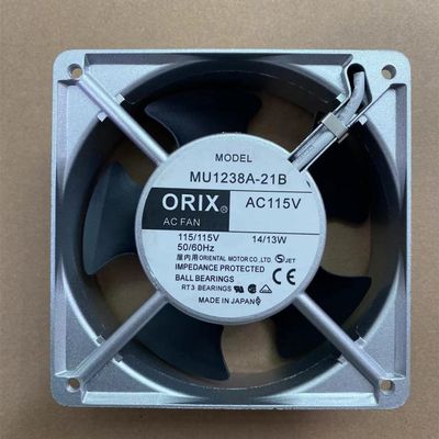 for MU1238A-21B Fan 115V 50/60Hz 14/13W 12CM Cooling Fan