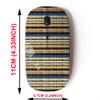 2.4G Wireless Mouse with Cute Pattern Design for All Laptops and Desktops with Nano Receiver - Brushed Watercolor Brush view 2