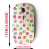 2.4G Wireless Mouse with Cute Pattern Design for All Laptops and Desktops with Nano Receiver - uicy Strawberries on view 2