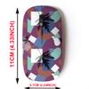 2.4G Wireless Mouse with Cute Pattern Design for All Laptops and Desktops with Nano Receiver - Black Maple Leaves on Geometric view 2