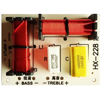 JINGERL 150W 2 Way Frequency Divider Tweeter Bass Crossover Audio Board Treble Subwoofer Speaker Filter 5000Hz Car Audio Home Theater (Size : 1 Piece)