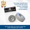 BCW 7 Inch Record Player Adapter - Classic | Aluminum 45RPM Record Adapter | Universal Fit, Turntable Spindle Adapter for Enhanced Vinyl Playback Stability | 45RPM Vinyl Record Centering Accessory view 2