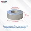 BCW 7 Inch Record Player Adapter - Classic | Aluminum 45RPM Record Adapter | Universal Fit, Turntable Spindle Adapter for Enhanced Vinyl Playback Stability | 45RPM Vinyl Record Centering Accessory view 3