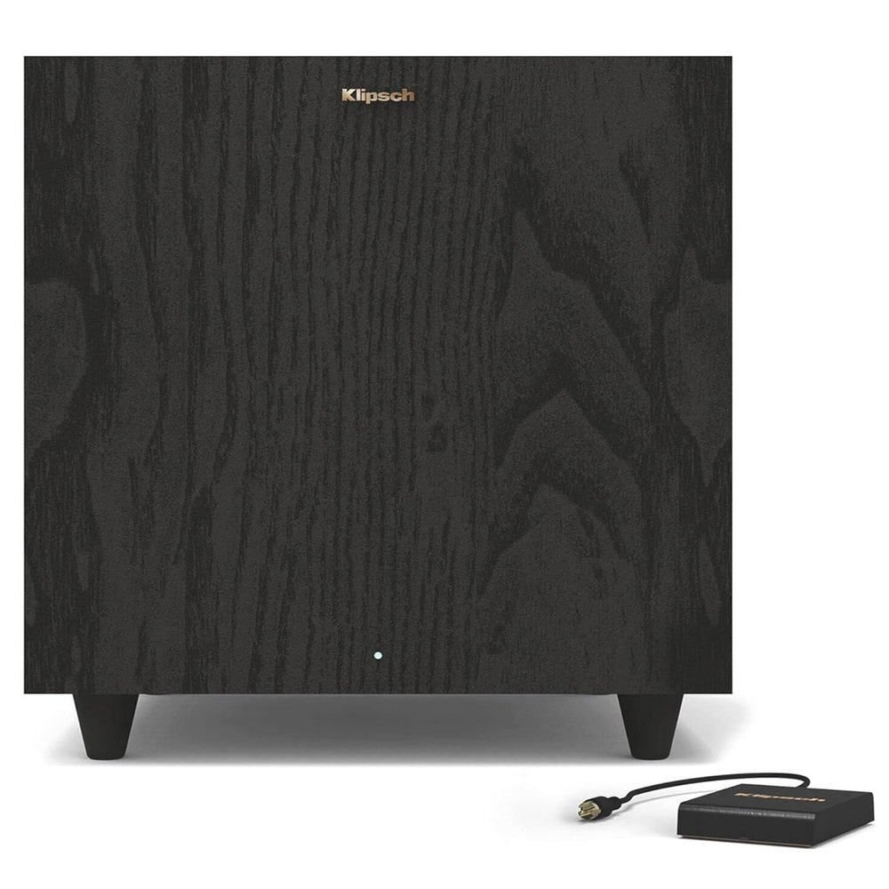 Klipsch R-80SWi 8-inch 150W Wireless Subwoofer with High Performance Driver for Deep Bass Black