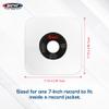 BCW 7 Inch Vinyl Record Paper Inner Sleeves - Round Corners - White | Pack of 50 | Protective LP Album Sleeves for Vinyl Storage and Preservation | Compatible with 45 RPM Albums view 3