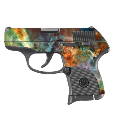 MightySkins Skin Compatible with Ruger LCP 380 - Space Cloud | Protective, Durable, and Unique Vinyl Decal wrap Cover | Easy to Apply, Remove, and Change Styles | Made in The USA