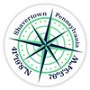 Shavertown Pennsylvania 2-Inch Vinyl Decal Sticker Latitude Longitude Compass Design view 1