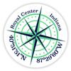 Royal Center Indiana 2-Inch Vinyl Decal Sticker Latitude Longitude Compass Design view 1