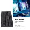 ASHATA 95 Keys Wired Mechanical Gaming Keyboard 60 Percent, Compact Mini Keyboard for Home Office Desktop Computer Laptop, Hot Swappable, Plug and Play, Black(Arabic) view 2