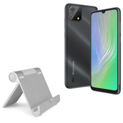 BoxWave Stand and Mount Compatible with Blackview A55 - VersaView Aluminum Stand, Portable, Multi Angle Viewing Sturdy
