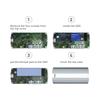 TEKQ 500GB SSD Drive, with 5 in 1 USB C Hub Adapter with 500G SSD Inside, with 4K HDMI Display, 2 x10Gbps USB-C 3.1 Ports, 1 x SD Card Port, Up to 1000mb/s view 3