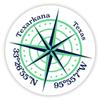 Texarkana Texas 2-Inch Vinyl Decal Sticker Latitude Longitude Compass Design view 1