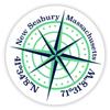 New Seabury Massachusetts 2-Inch Vinyl Decal Sticker Latitude Longitude Compass Design view 1