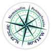 Nemacolin Pennsylvania 2-Inch Vinyl Decal Sticker Latitude Longitude Compass Design view 1