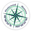 Plentywood Montana 2-Inch Vinyl Decal Sticker Latitude Longitude Compass Design view 1