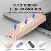 SETMSPACE M.2 SATA SSD Enclosure Reader, Type-C External SSD Adapter 6Gbps Aluminum, for SATA NGFF 2230/2242/2260/2280 SSDS with B-Key/B+M Key view 4