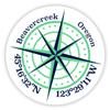 Beavercreek Oregon 2-Inch Vinyl Decal Sticker Latitude Longitude Compass Design view 1