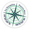 La Fermina Puerto Rico 2-Inch Vinyl Decal Sticker Latitude Longitude Compass Design view 1