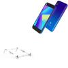 BoxWave Stand and Mount Compatible with BLU Studio X10 (2022) - Pocket Aluminum Stand 3-in-1, Portable Multi Angle Viewing Riser - Metallic Silver view 1