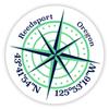 Reedsport Oregon 2-Inch Vinyl Decal Sticker Latitude Longitude Compass Design view 1