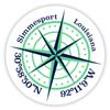 Simmesport Louisiana 2-Inch Vinyl Decal Sticker Latitude Longitude Compass Design view 1