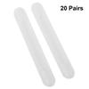 20 Pairs Eyeglass Sleeve Retainer Eyeglass Ear Socks Eyeglass Grip Hook Eyeglass Leg Retainer Eyeglass Tube Replacement Glasses Ear Sock Silicone Glasses Leg Sleeve Temple Leg Sets view 2