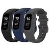 Huwokxix Watch Band compatible with Garmin vivosmart 5/smart 5,Adjustable Silicone Sports Wristband Replacement Band(Black+dark blue+dark gray,L) view 1