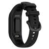 Huwokxix Watch Band compatible with Garmin vivosmart 5/smart 5,Adjustable Silicone Sports Wristband Replacement Band(Black+dark blue+dark gray,L) view 2