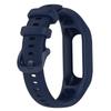 Huwokxix Watch Band compatible with Garmin vivosmart 5/smart 5,Adjustable Silicone Sports Wristband Replacement Band(Black+dark blue+dark gray,L) view 3