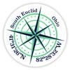 South Euclid Ohio 2-Inch Vinyl Decal Sticker Latitude Longitude Compass Design view 1