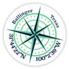 Ballinger Texas 2-Inch Vinyl Decal Sticker Latitude Longitude Compass Design view 1