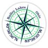 Bailey Lakes Ohio 2-Inch Vinyl Decal Sticker Latitude Longitude Compass Design view 1