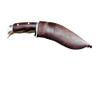 Gurkha Kukri Knife American Eagle Overall 10 IN Blocker On Handle 5" Fixed Blade Full Tang Kukri/Khukuri Included Leather Sheath - Handmade In Nepal view 3