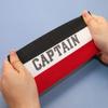 ONLYKXY Captain Armbands 9x30CM/3.54x11.81inch Adjustable Leader Armband for Soccer Basketball Volleyball School Team Competition Coach Players Wrist Arm Bands (Black+White+Red, 1) view 3