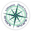 Lillington North Carolina 2-Inch Vinyl Decal Sticker Latitude Longitude Compass Design view 1