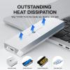 NVME Enclosure ['Tough Guy' Quality], 20 Gbps M.2 Enclosure for M-Key PCIe NVME, Solid Aluminium Alloy SETMSPACE M.2 Enclosure with USBC/A Cable, Screw Fixed SSD Enclosure for 2230/2242/2260/2280 view 3
