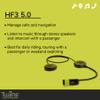 Twiins HF3 5.0 Intercom Bluetooth Motorcycle Helmet Communication Headset view 2