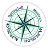 Springhill Montana 2-Inch Vinyl Decal Sticker Latitude Longitude Compass Design view 1