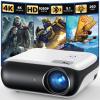 HAPPRUN Native 1080P Bluetooth Mini Projector, Full HD Portable Outdoor Movie Projector with Built-in Speaker, Compatible with Smartphone, HDMI, USB, AV, Fire Stick, PS5 for Home, Bedroom, Outdoor Use view 1