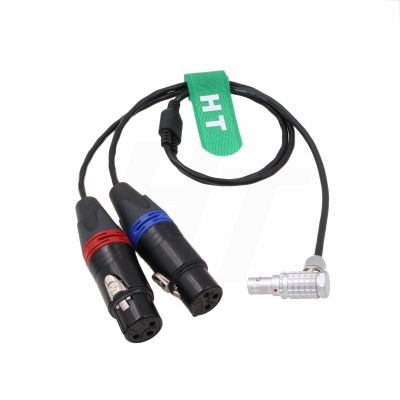 HangTon Audio Cable for ARRI Alexa 35 Mini LF Camera Sound Devices 633 6 Pin to 2-Channel XLR 3-pin Female 60cm