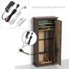 Gun Safe Accessory Electrical Power Outlet Kit Black, Wall Mountable Socket Surge Protector Power Strip with 2 AC Outlets and 2 USB White view 2